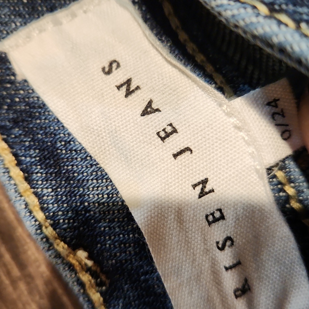 ❤️ NWT! RISEN CROSSOVER MID-RISE WIDE LEG JEANS, 0 (24) - Picture 11 of 14